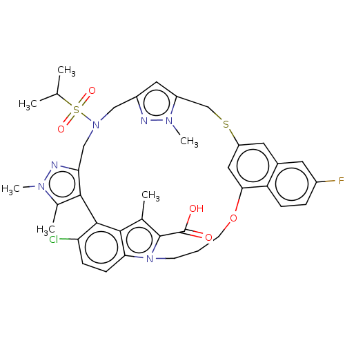 Chemical structure of BindingDB Monomer ID 608384