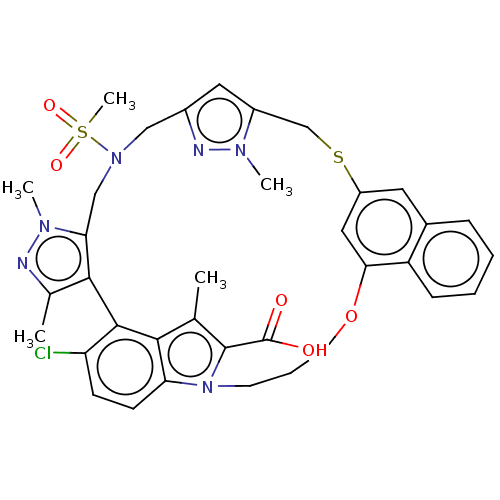 Chemical structure of BindingDB Monomer ID 608392