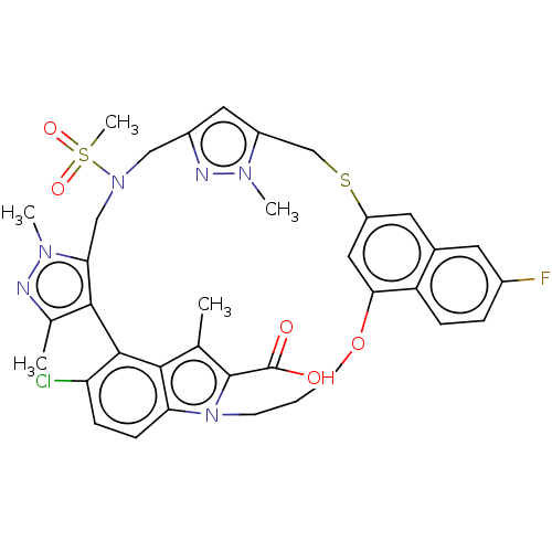 Chemical structure of BindingDB Monomer ID 608393