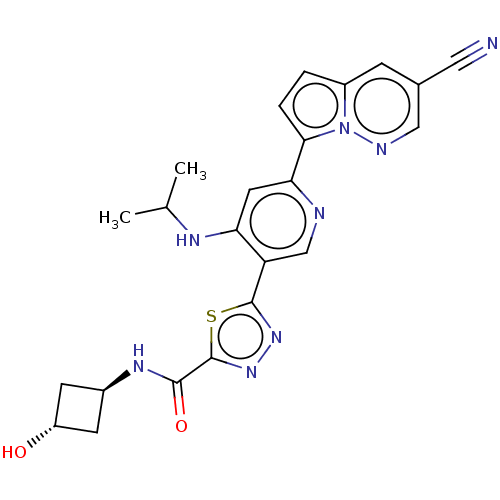 Chemical structure of BindingDB Monomer ID 609254