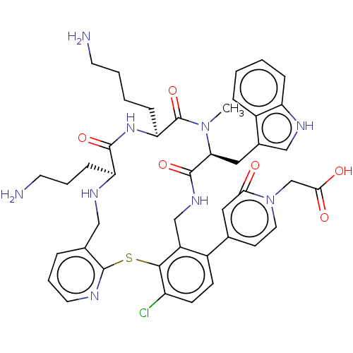 Chemical structure of BindingDB Monomer ID 612454
