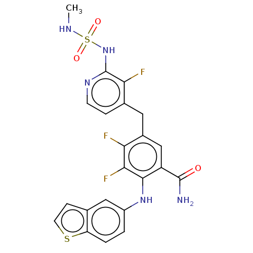 Chemical structure of BindingDB Monomer ID 614374
