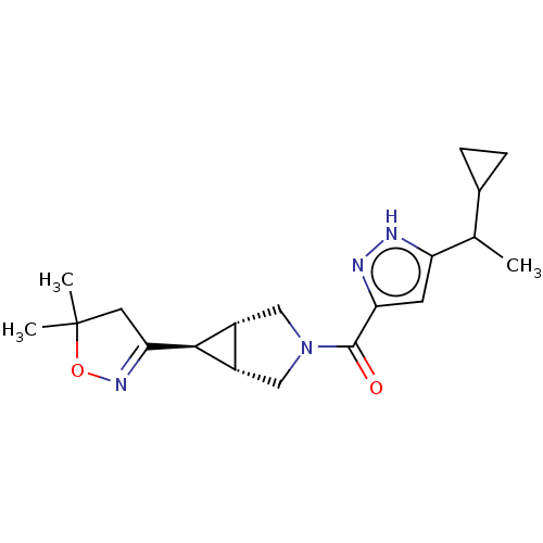 Chemical structure of BindingDB Monomer ID 615654