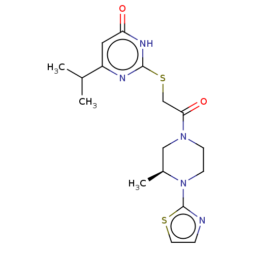 Chemical structure of BindingDB Monomer ID 616834
