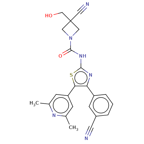 Chemical structure of BindingDB Monomer ID 618834