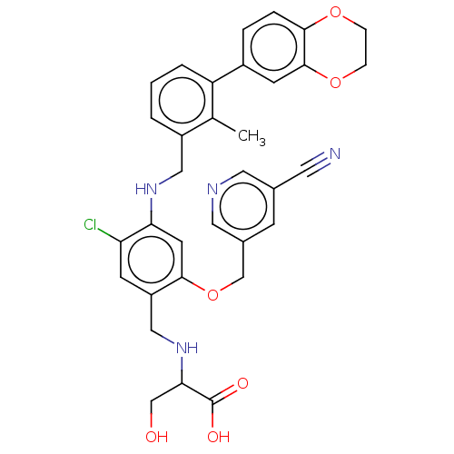 Chemical structure of BindingDB Monomer ID 620573