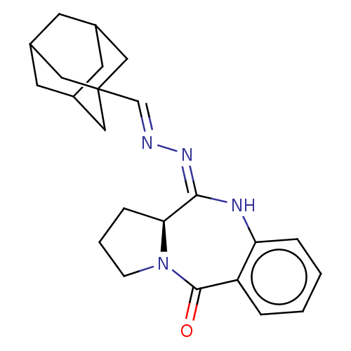 Chemical structure of BindingDB Monomer ID 621185
