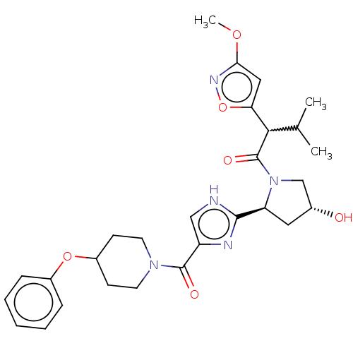Chemical structure of BindingDB Monomer ID 621974