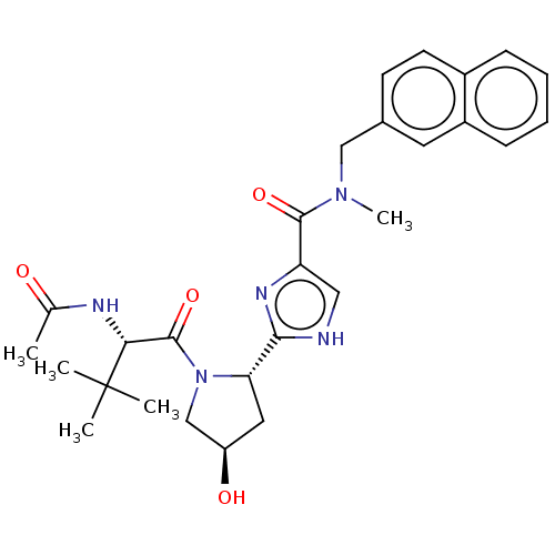 Chemical structure of BindingDB Monomer ID 621989