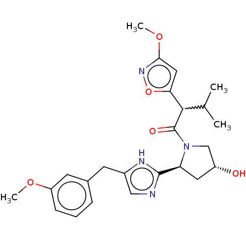 Chemical structure of BindingDB Monomer ID 622001