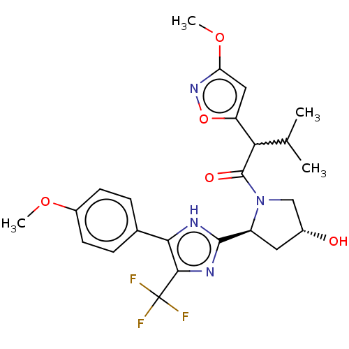 Chemical structure of BindingDB Monomer ID 622006