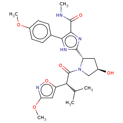 Chemical structure of BindingDB Monomer ID 622007