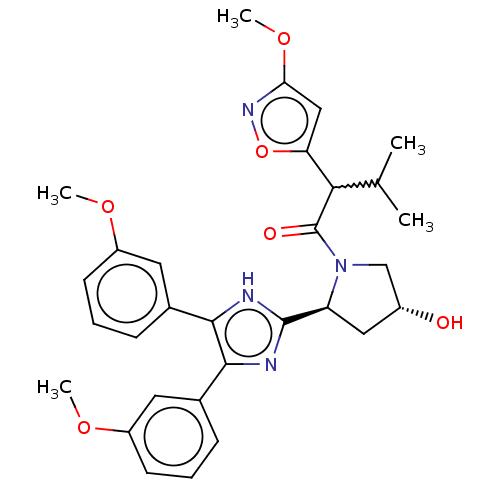 Chemical structure of BindingDB Monomer ID 622008