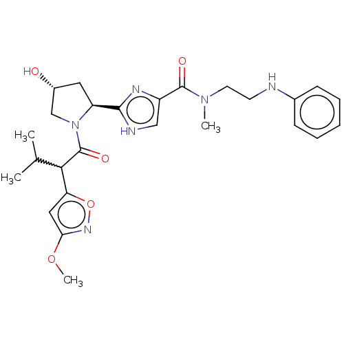 Chemical structure of BindingDB Monomer ID 622036