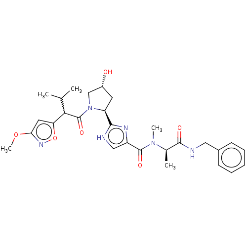 Chemical structure of BindingDB Monomer ID 622037