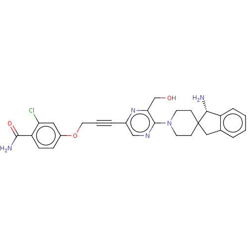 Chemical structure of BindingDB Monomer ID 628564