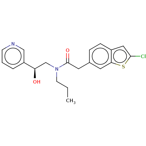 Chemical structure of BindingDB Monomer ID 628834