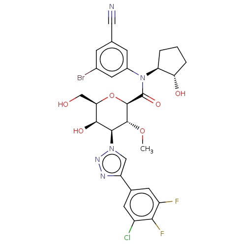 Chemical structure of BindingDB Monomer ID 632487