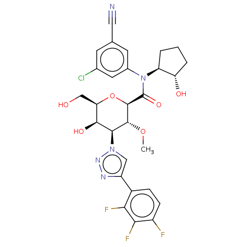 Chemical structure of BindingDB Monomer ID 632540