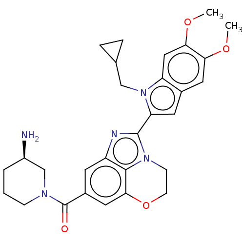 Chemical structure of BindingDB Monomer ID 637622