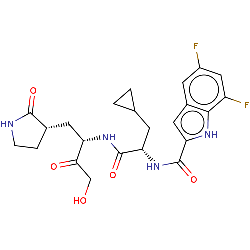 Chemical structure of BindingDB Monomer ID 640395