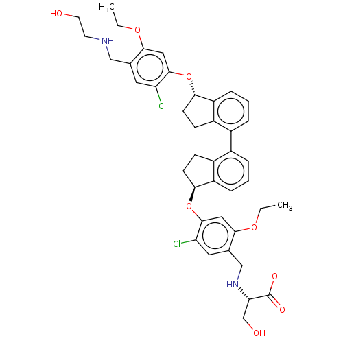 Chemical structure of BindingDB Monomer ID 645163