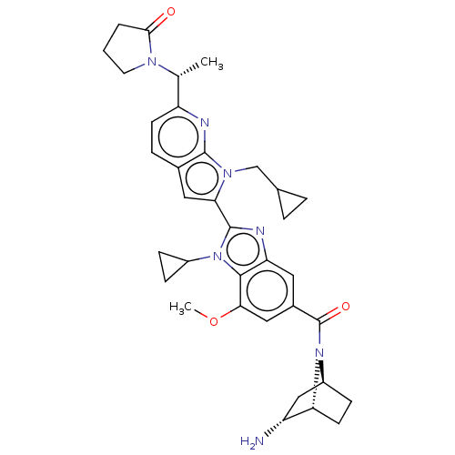 Chemical structure of BindingDB Monomer ID 646254