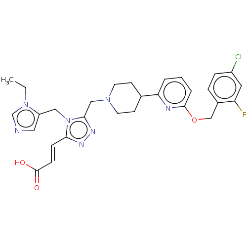 Chemical structure of BindingDB Monomer ID 651141