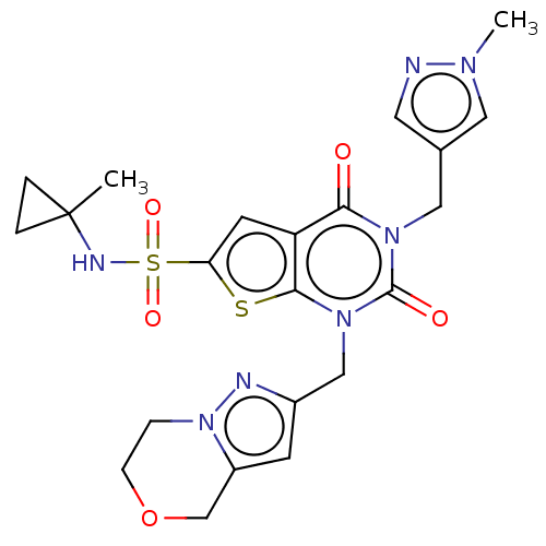 Chemical structure of BindingDB Monomer ID 658537