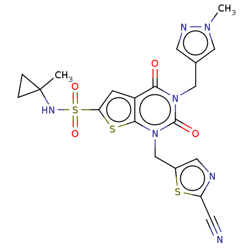 Chemical structure of BindingDB Monomer ID 658539