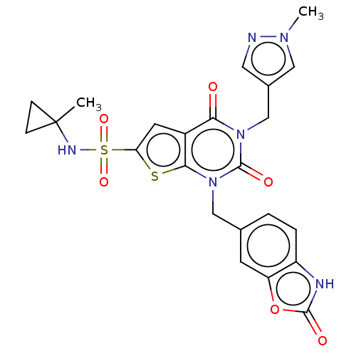 Chemical structure of BindingDB Monomer ID 658543
