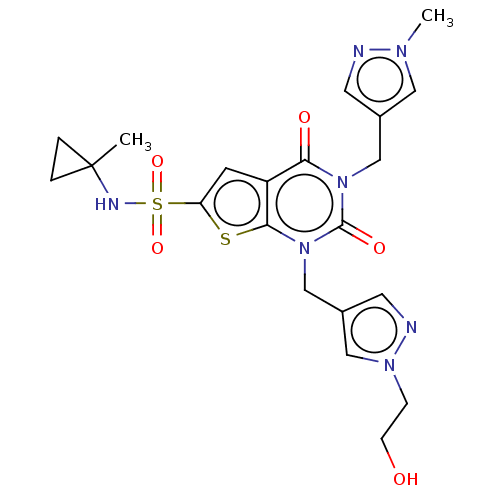 Chemical structure of BindingDB Monomer ID 658561