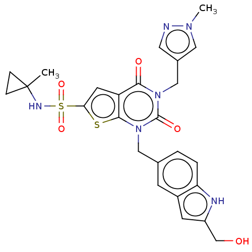 Chemical structure of BindingDB Monomer ID 658620