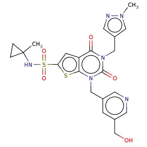 Chemical structure of BindingDB Monomer ID 658621