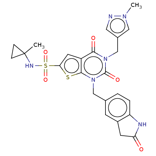 Chemical structure of BindingDB Monomer ID 658634