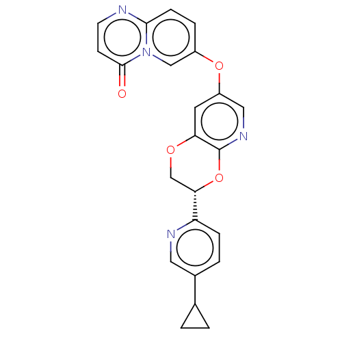 Chemical structure of BindingDB Monomer ID 659734