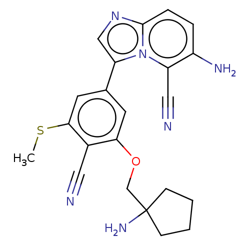Chemical structure of BindingDB Monomer ID 668206