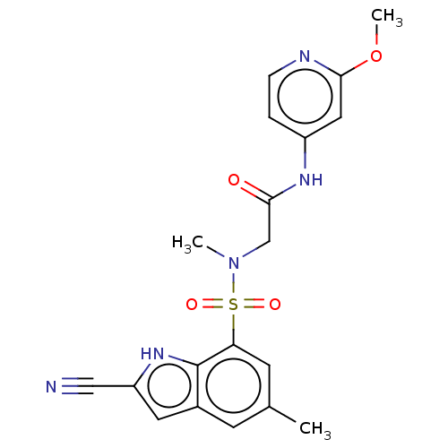 Chemical structure of BindingDB Monomer ID 669812