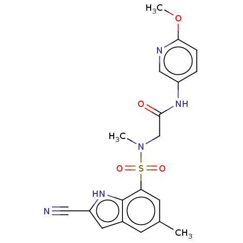 Chemical structure of BindingDB Monomer ID 669814