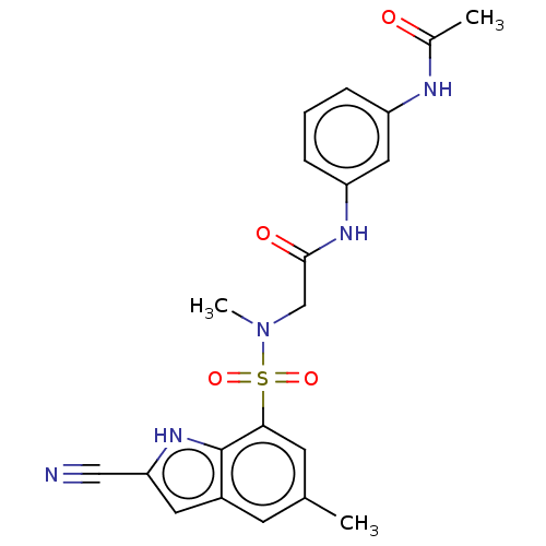 Chemical structure of BindingDB Monomer ID 669815