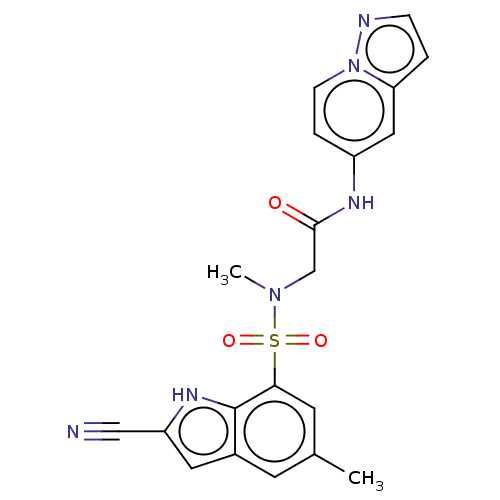 Chemical structure of BindingDB Monomer ID 669818