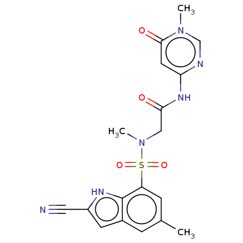 Chemical structure of BindingDB Monomer ID 669820