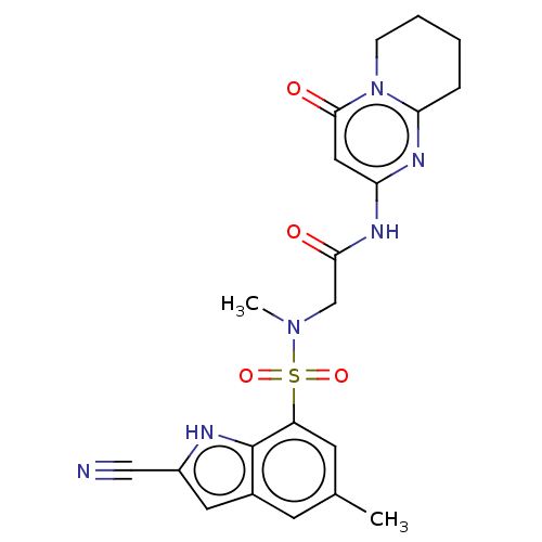 Chemical structure of BindingDB Monomer ID 669822