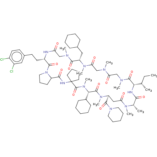 Chemical structure of BindingDB Monomer ID 671722