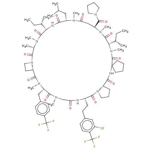 Chemical structure of BindingDB Monomer ID 671765