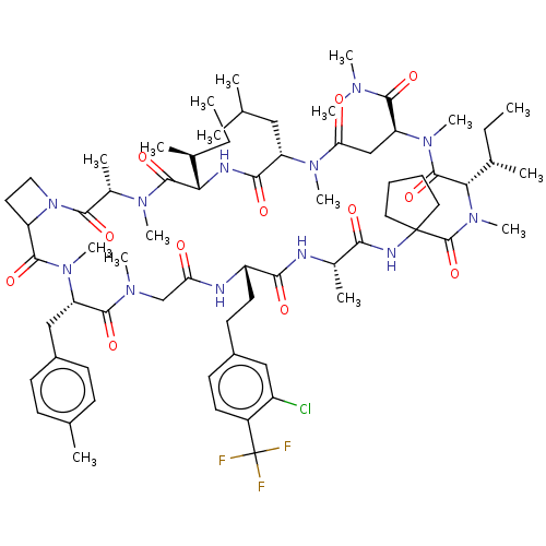 Chemical structure of BindingDB Monomer ID 671829