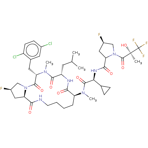 Chemical structure of BindingDB Monomer ID 683811