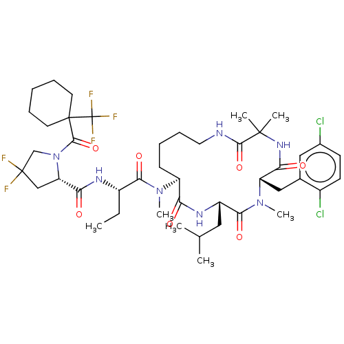 Chemical structure of BindingDB Monomer ID 684040