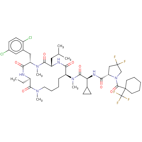 Chemical structure of BindingDB Monomer ID 684064