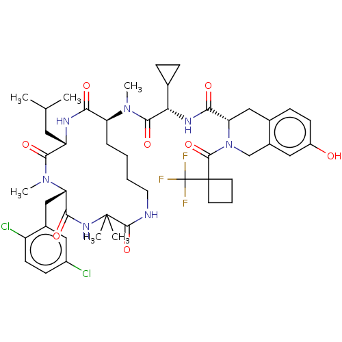 Chemical structure of BindingDB Monomer ID 684155